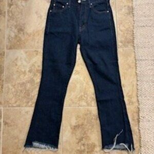 MOTHER The Insider Crop Step Fray - Clean Up Your Act